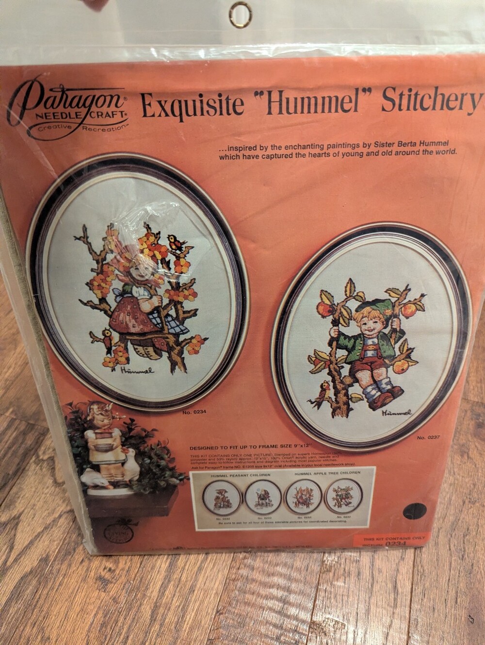 Hummel - Apple Tree Children - Girl - #0234. Needle Point Kit